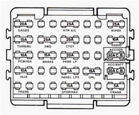 junction and fuse box 1994 gmc sierra sle|sierra mk1 fuse diagram.